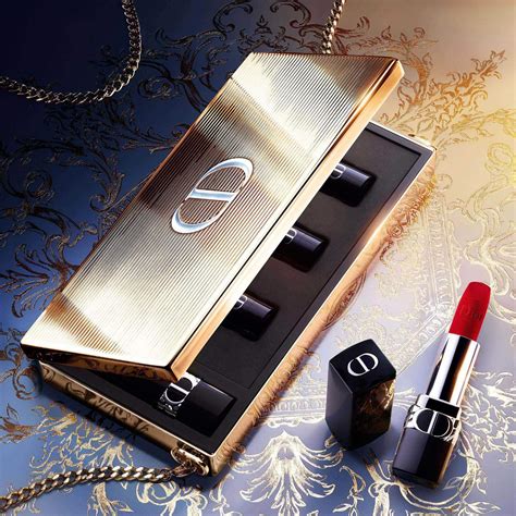 dior lipstick clutch.|Dior lipstick collection case.